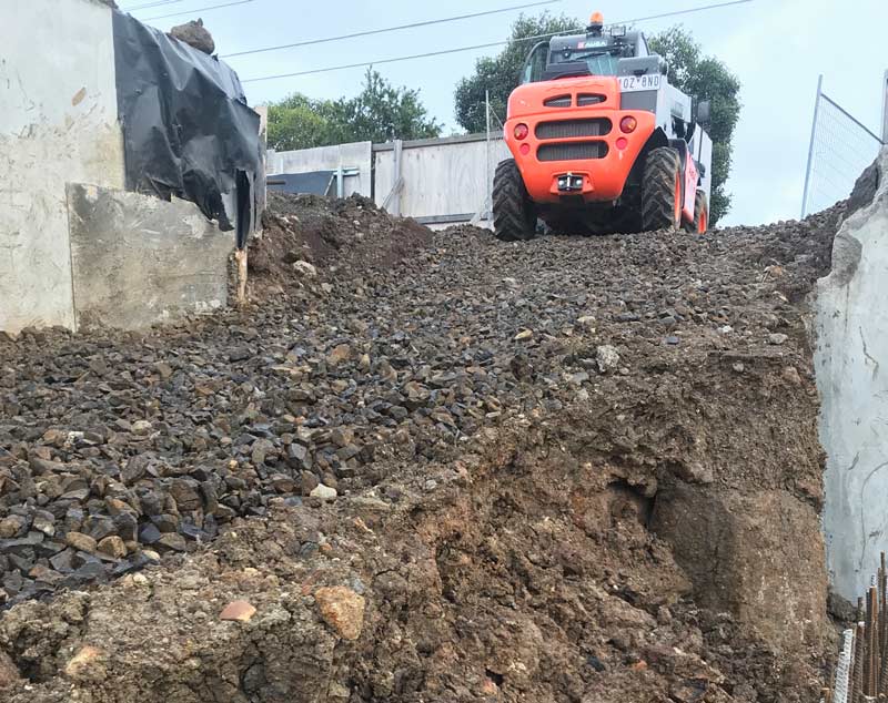 delivery with forklift